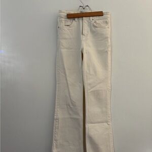 Zara Cream Flare Women's Jeans